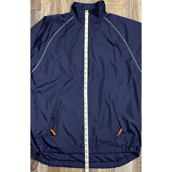 Prospirit Navy Blue Pullover Windbreaker Jacket Half-Zip Pockets Size Small - Picture 10 of 12